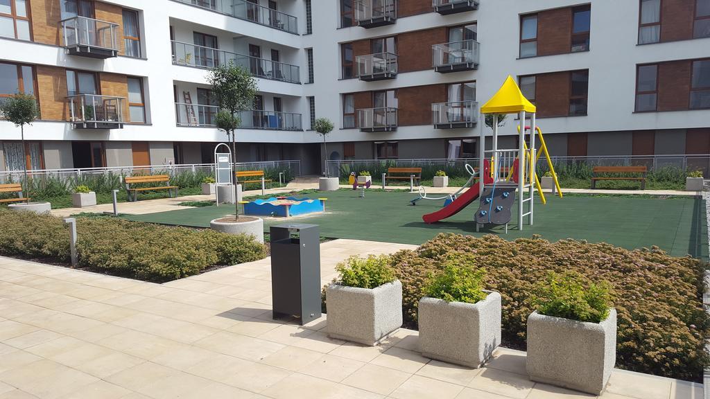 Lodz Fabryczna Apartament エクステリア 写真